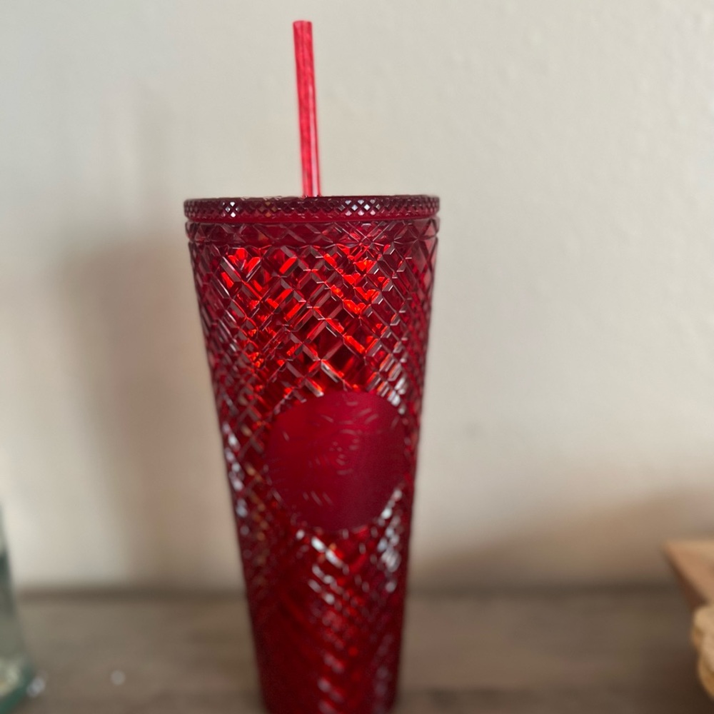 Red Jeweled Starbucks Cup